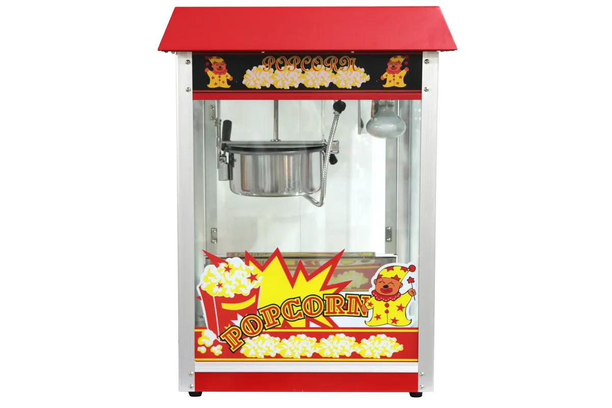 Urządzenie do popcornu, czerwony, 230V/1500W, 574x420x778mm Hendi 282748