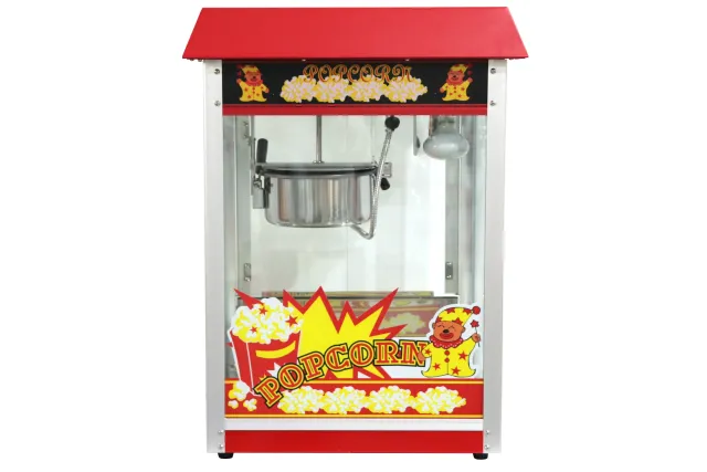 Urządzenie do popcornu, czerwony, 230V/1500W, 574x420x778mm Hendi 282748