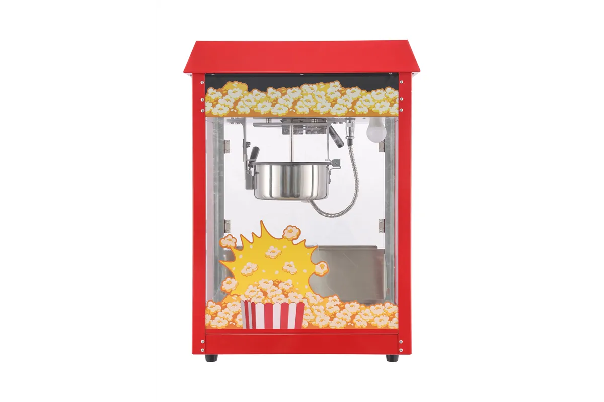 Urządzenie do popcornu, czerwony, 230V/1500W, 574x420x778mm Hendi 282748