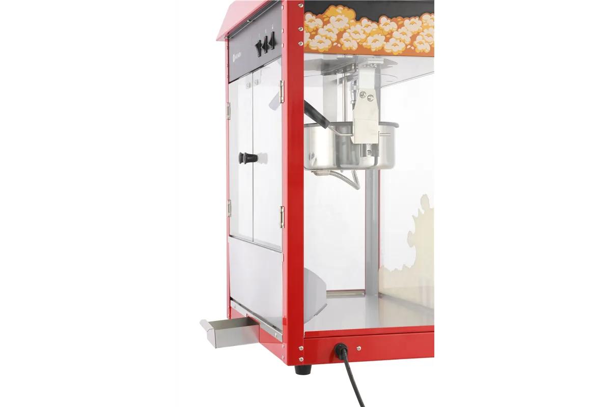 Urządzenie do popcornu, czerwony, 230V/1500W, 574x420x778mm Hendi 282748