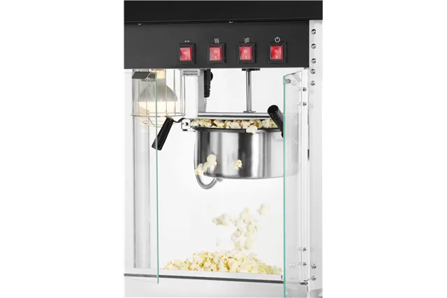 Urządzenie do popcornu, czarny, 230V/1500W, 574x420x778mm Hendi 282762
