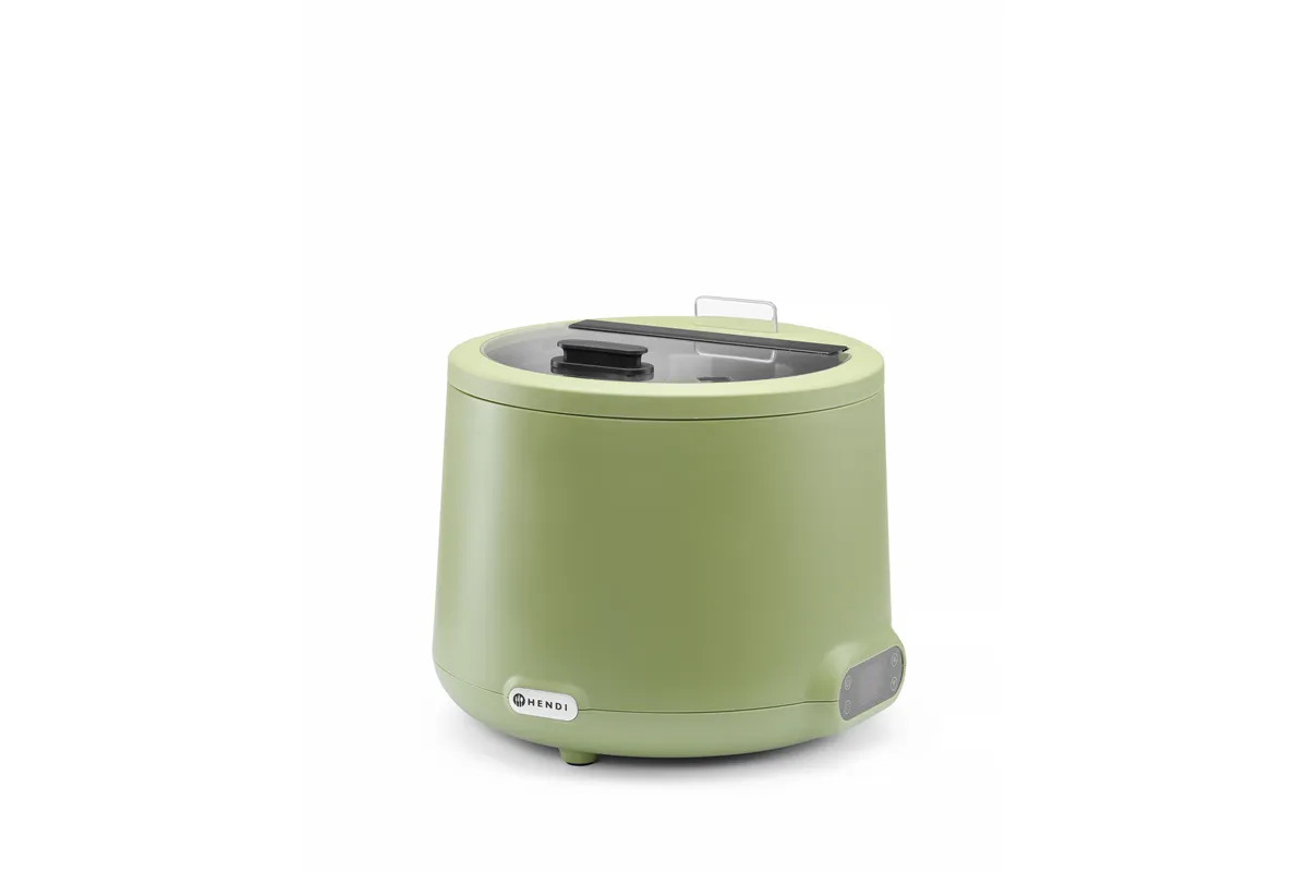 Kociołek do zupy UNIQ, 8L, zielony, 220-240V/500W, ⌀365x325mm Hendi 860540