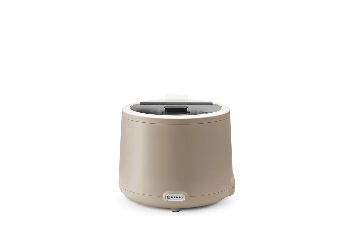 Kociołek do zupy UNIQ, 8L, beżowy, 220-240V/500W, ⌀365x325mm Hendi 860557