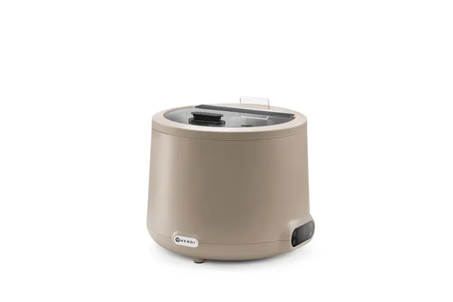 Kociołek do zupy UNIQ, 8L, beżowy, 220-240V/500W, ⌀365x325mm Hendi 860557