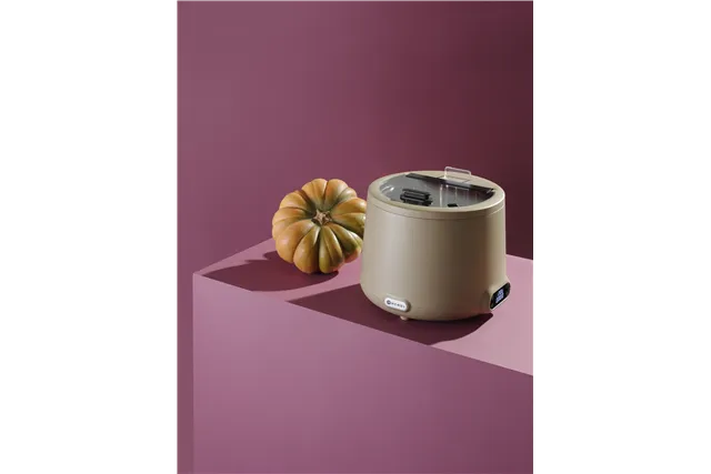 Kociołek do zupy UNIQ, 8L, beżowy, 220-240V/500W, ⌀365x325mm Hendi 860557