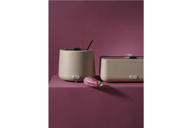 Kociołek do zupy UNIQ, 8L, beżowy, 220-240V/500W, ⌀365x325mm Hendi 860557