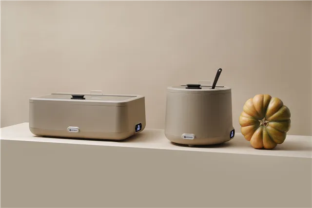 Kociołek do zupy UNIQ, 8L, beżowy, 220-240V/500W, ⌀365x325mm Hendi 860557