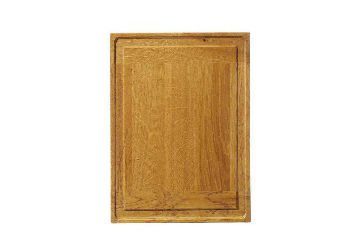 Deska dębowa do serwowania, 370x270x20mm, Prostokątny Hendi 505465