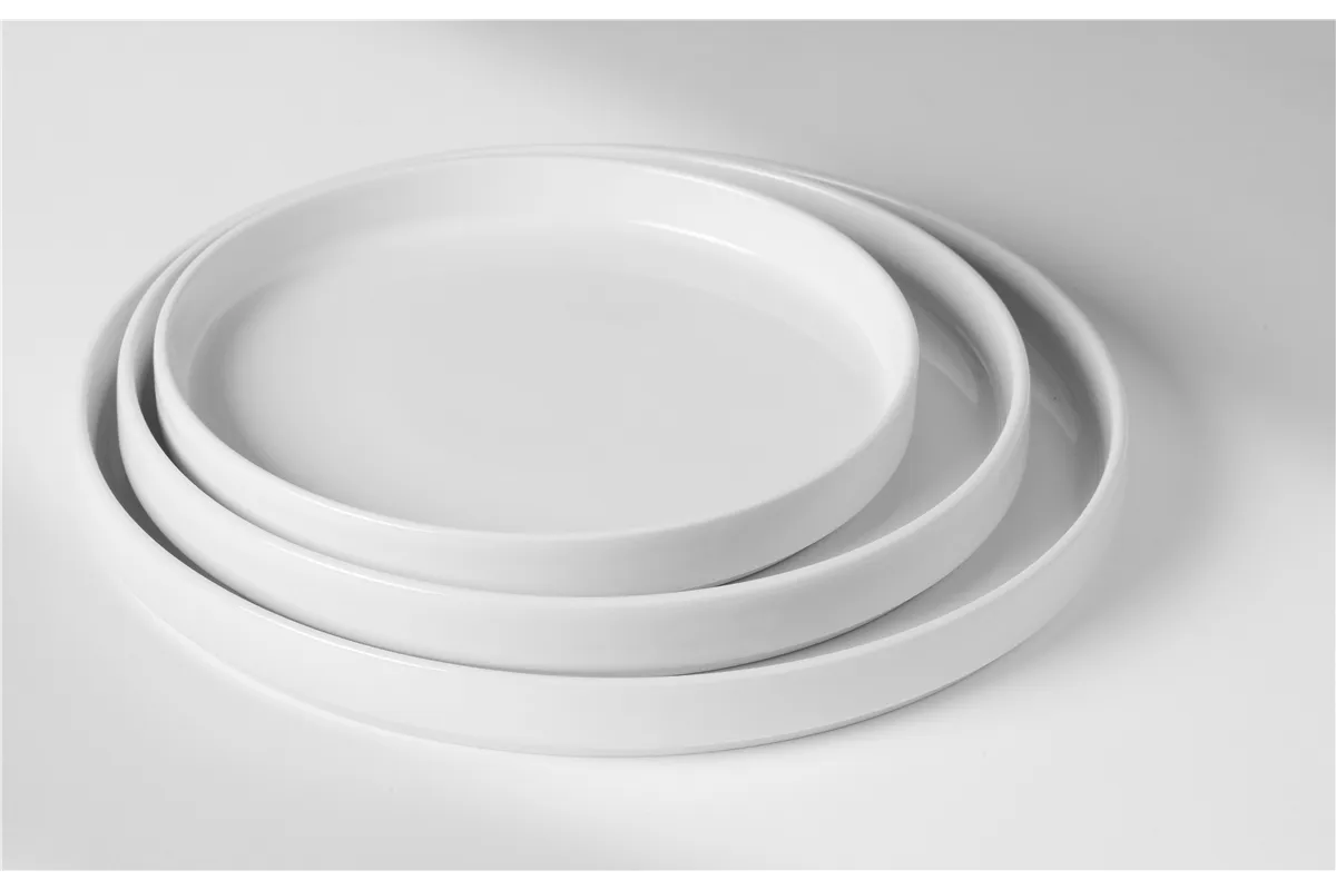 Talerz z wysokim rantem Oslo, Oslo, biały, ⌀200x25mm Hendi 768730