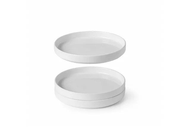 Talerz z wysokim rantem Oslo, Oslo, biały, ⌀240x26mm Hendi 768747