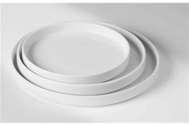 Talerz z wysokim rantem Oslo, Oslo, biały, ⌀240x26mm Hendi 768747