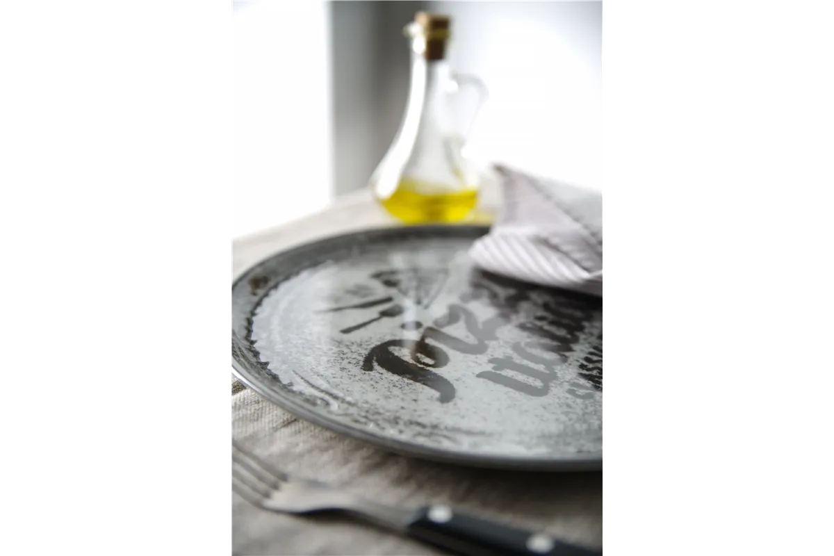 Talerz do pizzy Recipe Collection Black, czarny, ⌀330mm Hendi 778937