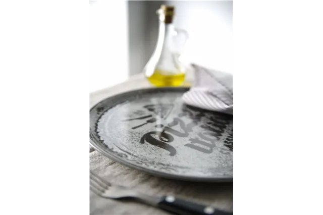 Talerz do pizzy Recipe Collection Black, czarny, ⌀330mm Hendi 778937