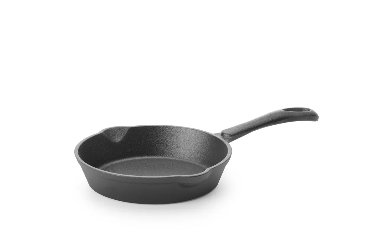 Patelnia żeliwna, czarny, ⌀165x35mm, Okrągły Hendi 629314