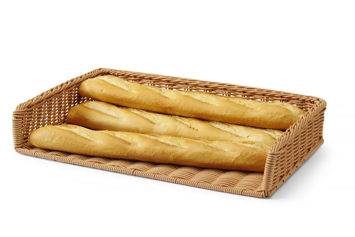 Kosz ekspozycyjny na pieczywo, 595x395x105mm, Prostokątny Hendi 427248