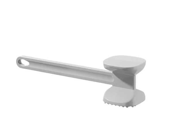 Tłuczek do mięsa XL, jasnoszary, 300x80x80mm Hendi 513057