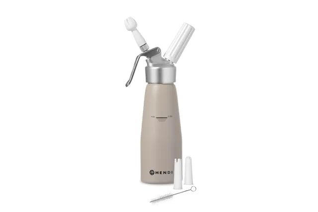 Syfon do bitej śmietany, 0,5L, Taupe, ⌀80x260mm Hendi 975893