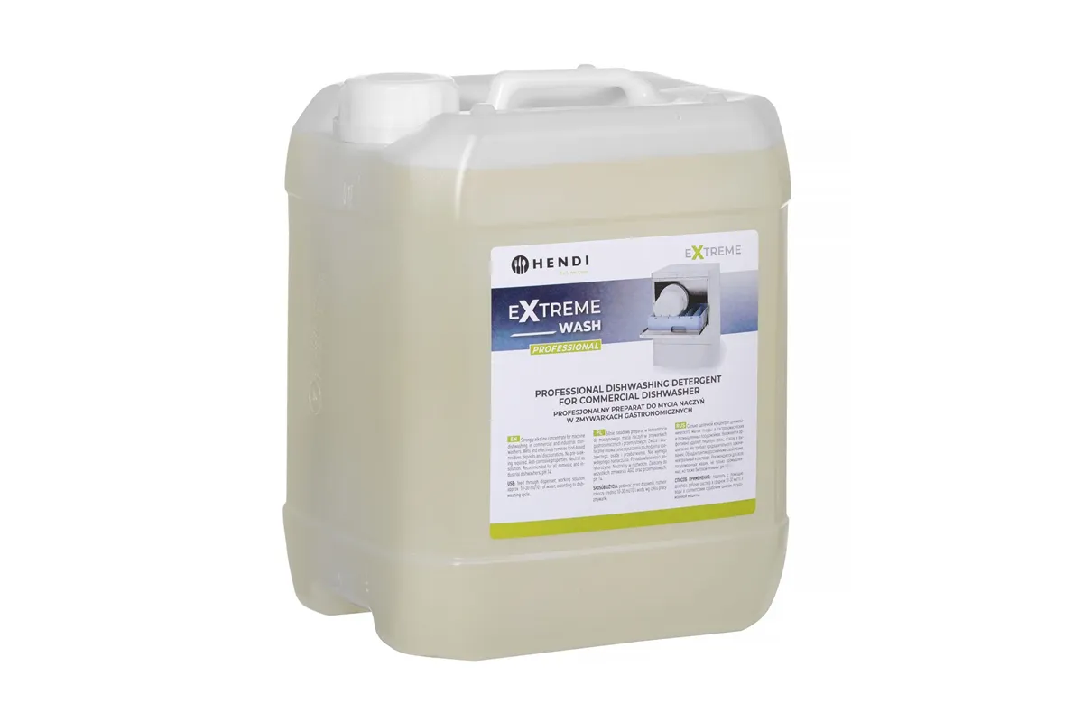 Extreme Wash Profesjonalny preparat do mycia naczyń w zmywarkach gastronomicznych, 10 l Hendi 975053