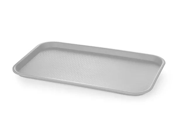 Taca fast food z polipropylenu GN 1/1, GN 1/1, jasnoszary, 530x325x20mm, Prostokątny AmerBox 878538