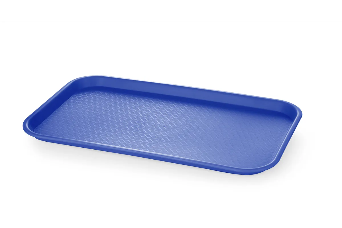 Taca fast food z polipropylenu GN 1/1, GN 1/1, niebieski, 530x325x20mm, Prostokątny AmerBox 878569