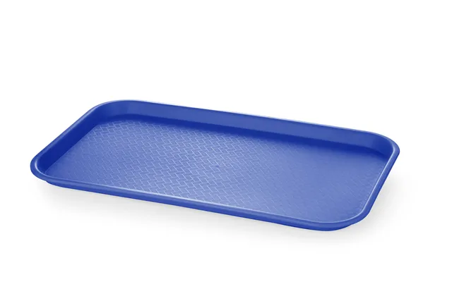 Taca fast food z polipropylenu GN 1/1, GN 1/1, niebieski, 530x325x20mm, Prostokątny AmerBox 878569