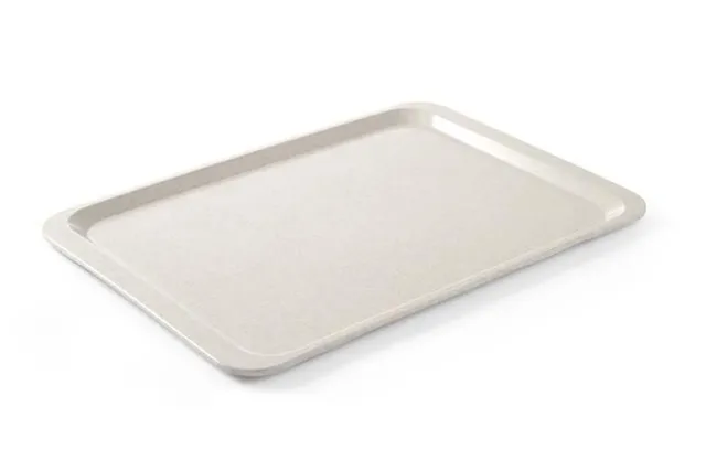 Taca poliestrowa do restauracji samoobsługowych, GN 1/1, granitowy, 530x325mm, Prostokątny AmerBox 876619