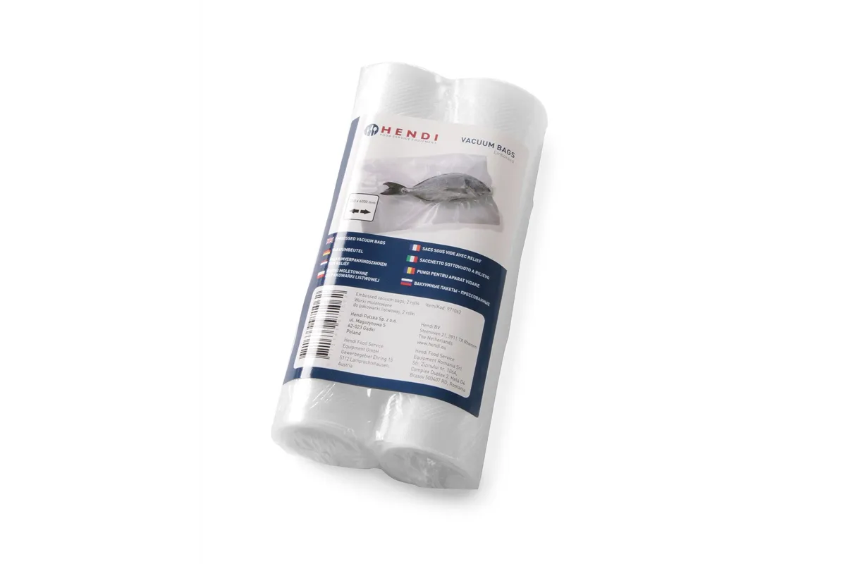Worki moletowane do pakowarek listwowych - 2 szt., 2 szt., 280x6000mm Hendi 971451