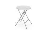 Stolik koktajlowy, max. obciążenie: 80 kg, biały, ⌀800x1100mm AmerBox 810958