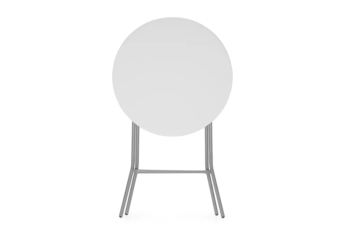 Stolik koktajlowy, max. obciążenie: 80 kg, biały, ⌀800x1100mm AmerBox 810958