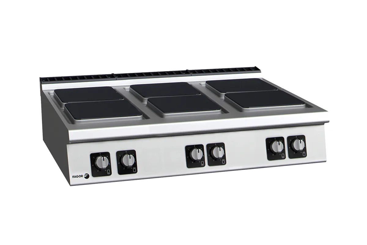 Kuchnia elektryczna 6 płyt 1200x930x290 mm 24kW/400V Fagor C-E960