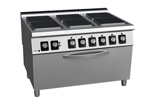 Kuchnia elektryczna z piekarnikiem 6 płyt 1200x930x850 mm 36kW/400V Fagor C-E961 OP