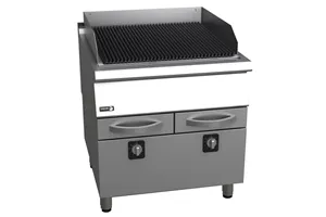 Elektryczny grill wolnostojący, ruszt żeliwny 800x930x850 mm 15kW 400V Fagor B-E9101