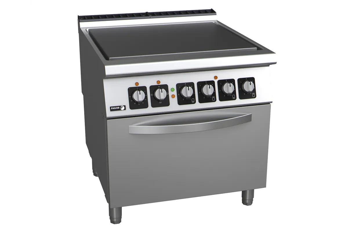 Kuchnia "Solid Top" elektryczna z piekarnikiem 800x930x850 mm 22kW 400V Fagor C-E911