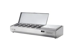 Nadstawka chłodnicza na pojemniki 6x1/4GN, z osłoną ze stali nierdzewnej 1492x336x250 mm Fagor SPT-2B