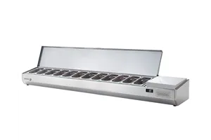 Nadstawka chłodnicza na pojemniki 12x1/4G, z osłoną ze stali nierdzewnej 2542x336x250 mm Fagor SPT-4B