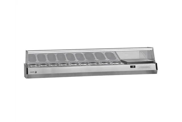 Nadstawka chłodnicza na pojemniki 9x1/4GN, ze szklaną osłoną 2017x336x450 mm Fagor SP-3B