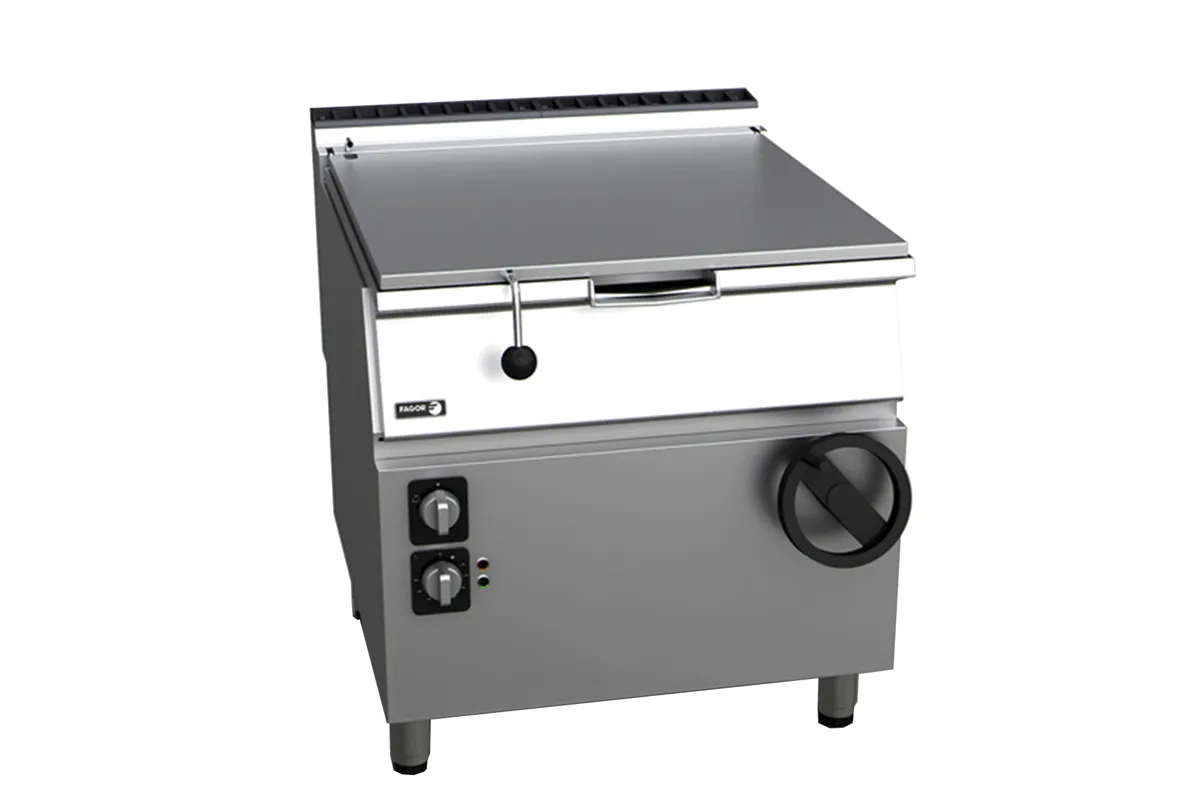 Patelnia przechylna, elektryczna, misa nierdzewna, podnoszenie elektryczne 90l 800x930x850 mm 15kW 400V Fagor SB-E910 IM