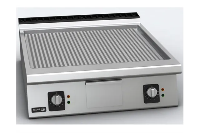 Płyta grillowa elektryczna ryflowana 800x930x290mm 15kW 400V Fagor FT-E910 R