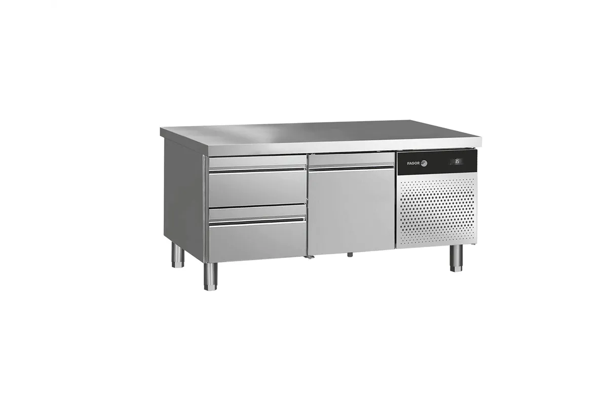 Podstawa chłodnicza z szufladami GN 1/3 i 2/3 1342x700x584mm Fagor CCPB-2G T
