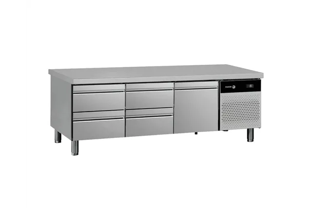 Podstawa chłodnicza z szufladami GN 1/3 i 2/3 1792x700x584mm Fagor CCPB-3G T