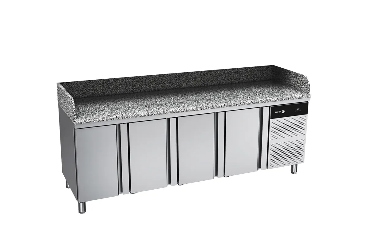 Stół chłodniczy ze zlewem i 4 drzwiami CONCEPT 581L 2242x700x850mm Fagor CCP-4G/S