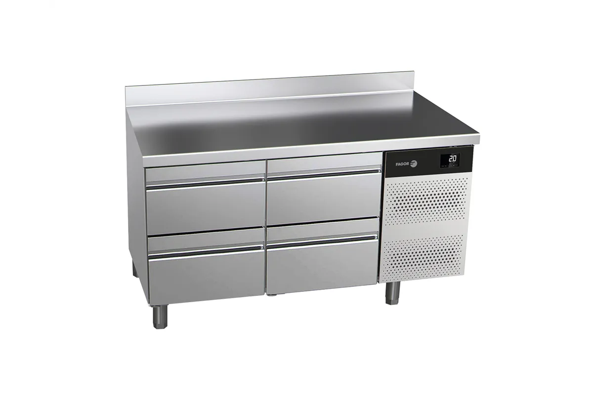 Stół chłodniczy ADVANCE z 4 szufladami 258L 1342x700x850mm Fagor ACP-2G HH