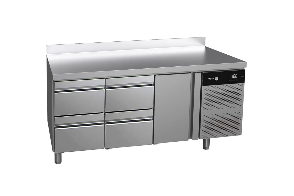 Stół chłodniczy ADVANCE z drzwiami i 4 szufladami 403L 1792x700x850mm Fagor ACP-3G HHD