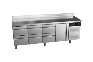 Stół chłodniczy ADVANCE z drzwiami i 6 szufladami 549L 2242x700x850mm Fagor ACP-4G HHHD