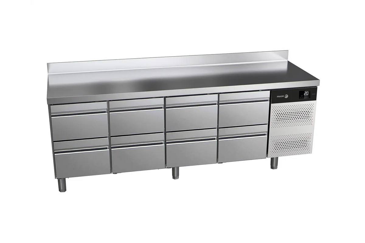 Stół chłodniczy ADVANCE z 8 szufladami 549L 2242x700x850mm Fagor ACP-4G HHHH