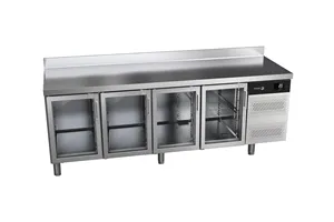 Stół chłodniczy ADVANCE z 4 szklanymi drzwiami 600L 2242x700x850mm Fagor ACP-4G GD