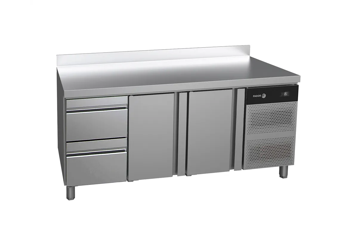 Stół chłodniczy CONCEPT z 2 drzwiami i 2 szufladami 428L 1792x700x850mm Fagor CCP-3G HDD