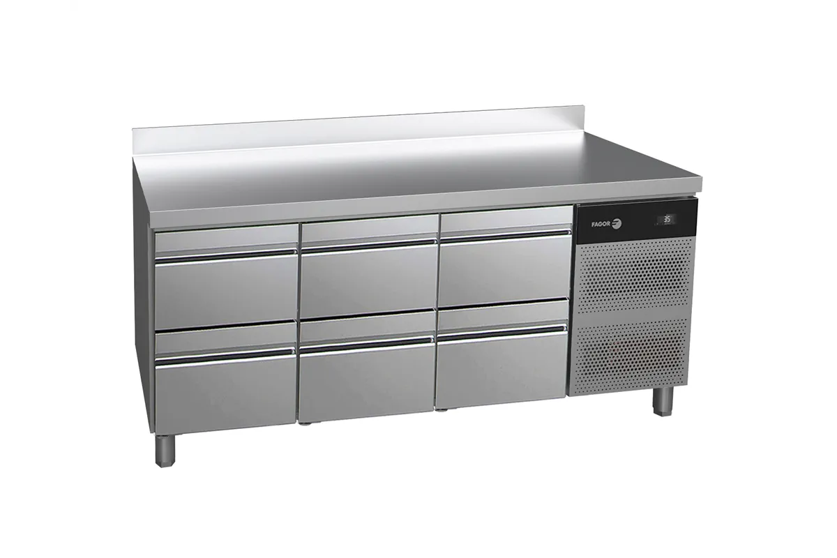 Stół chłodniczy CONCEPT z 6 szufladami 428L 1792x700x850mm Fagor CCP-3G HHH