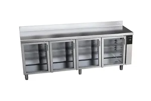 Stół chłodniczy CONCEPT z 4 szklanymi drzwiami, bez agregatu 581L 1942x700x850mm Fagor CCP-4G/R GD