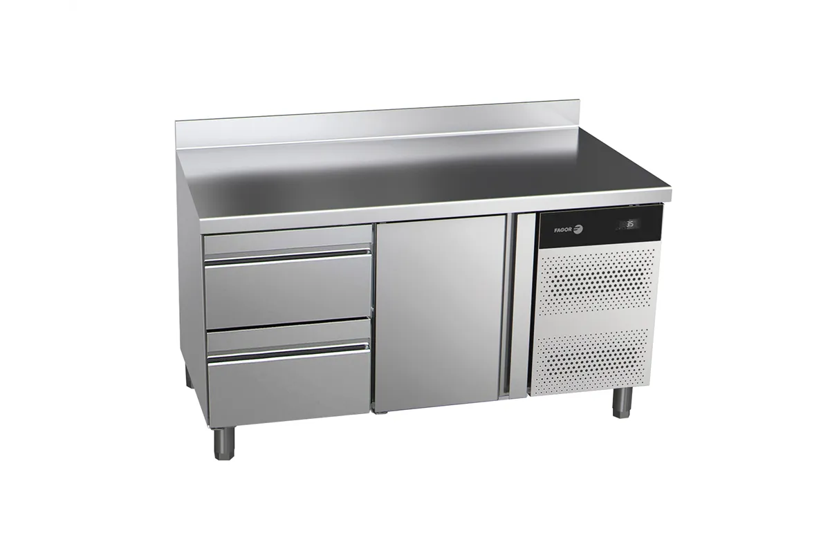 Stół chłodniczy SNACK z drzwiami i 2 szufladami 268L 1492x600x850mm Fagor CCP-2S HD